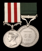The Indian Mutiny and ‘Goorka Best Shot’ medals to Havildar Gungaram Bist, 66th Goorkha Light Infantry

(a)...
