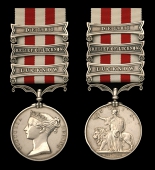 The Indian Mutiny medal to Gunner Michael O’Connors, 1st Brigade, Bengal Horse Artillery

Indian Mutiny 1857-59,...