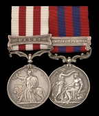 The Indian Mutiny and North West Frontier campaign pair to Brigadier-General O. E. Rothney, C.B., C.S.I., 4th Sikh...