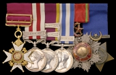 The outstanding ‘Tel-el-Kebir’ C.B. group of six awarded to Major-General John Upperton, Bengal Cavalry, who...