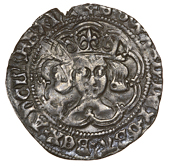 Edward IV (Second reign, 1471-1483), Groat, London, class XVII, mm. pierced cross, trefoils on cusps, 2.79g/10h (N...