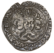 Edward IV (Second reign, 1471-1483), Groat, London, class XVII, mm. pierced cross, trefoils on cusps, 2.79g/10h (N...
