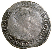 Edward VI (1547-1553), Second period, 6 oz. issue, Shilling, Tower, mdxlix, mm. arrow, bust 3, 3.09g/2h (N 1917/1; S...