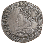 Charles I (1625-1649), Tower mint, Shilling, Gp A, mm. lis, 5.98g/6h (Sharp A2/1; N 2216; S 2776A). Two hairline...