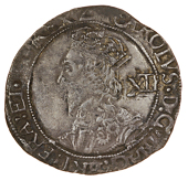 Charles I (1625-1649), Tower mint, Shilling, Gp F, mm. triangle, 5.97g/8h (Sharp G1/2; N 2231; S 2793). Slightly...
