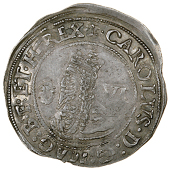 Charles I (1625-1649), Late Declaration issues, Sixpence, 1646, mm. b, rev. plume between two plumelets above...