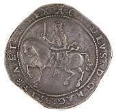Charles I (1625-1649), Exeter mint, Crown, 1645, mm. castle, 29.33g/11h (Besly D22; SCBI Brooker 1043; N 2561; S...