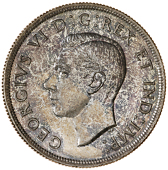 Canada, George VI, Dollar, 1937 (KM. 37; Belzberg 15551). Brilliant mint state, fresh blue-grey tone (£90-120)