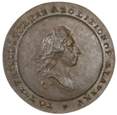 Buckinghamshire, Aylesbury, Lutwyche’s Halfpenny, 1796, laureate bust of William III right, rev. cap of Liberty...