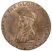 Hampshire, Emsworth, mule Halfpence by Kempson for specious use (9), all with bust of Earl Howe, revs. ship 1794,...