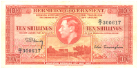 Bermuda, Government, Ten Shillings, 12 May 1937, G/1 300617, red (Pick 10b). Very fine to good very fine (£70-80)
