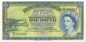 Bermuda, Government, One Pound, 1 October 1966, S/2 034423 (Pick 20d). Uncirculated (£100-120)