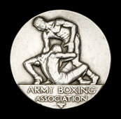 Army Boxing Association, Boxing scene, rev. inscribed, ‘Individual Championship, 1931 Officers Welter-Weight...