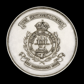 Devonshire Regiment Shooting Medal, obv. regimental emblem, rev. crossed rifles (5615668 Pte. H. J. Swann), 32mm.,...