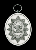 2nd Dragoon Guards (Queen’s Bays), obv. regimental emblem, rev. engraved, ‘Inter-Troop Boxing 1930, Middle...