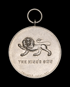 King’s Own Royal Regiment, obv. regimental emblem, rev. inscribed, ‘Battalion Sports 1937, 1st Mile, 2/Lieut. T....