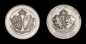 Malta Command Shooting Medal, obv. musketeer, rev. twin shields with crown above, engraved, ‘Capt. W. E. Caldbeck,...