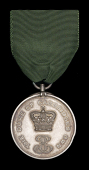 57th Middlesex Regiment, obv. cricket batsman and engraved, ‘Lieut. Herapath’, rev. regimental emblem and...