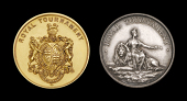 Royal Tournament (4), obv. coat-of-arms, rev. engraved, ‘1922 Tug of War (130 Stone) Inter Services Championship,...