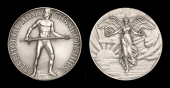 Territorial Army Championships, obv. naked man with sword, rev. wreath with crown and lion above, ‘Association...