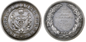 Athletics, Great Western Railway Athletic Association (London), a silver award medal, conjoined arms of the cities...