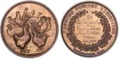 Poultry, The Monmouthshire County Council County Egg Laying Trials, a bronze award medal, unsigned, cruciform...