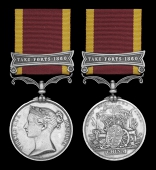 The Second China War medal to Quarter-Master George S. Page, Indian Navy

China 1857-60, 1 clasp, Taku Forts 1860...
