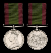 The Second Afghan War medal to Private John Hoare, 66th Foot, killed in action at Maiwand

Afghanistan 1878-80, no...