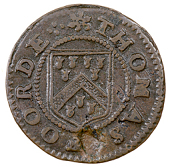 17th Century, Kent, Lenham, Tho[mas] Austen, Farthing, 1.04g/12h (BW. 370); John Deede, Farthing, 1664, 0.66g/9h...