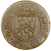 17th Century, Kent, Newington-next-Sittingbourne, Thomas Boorn, Halfpenny, 1669, 3.25g/3h (N 2685, this piece; BW....