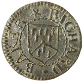 17th Century, Kent, New Romney, Richard Baker, Farthing, 1.26g/6h (N 2714; BW. 482); Isaac Rutton, Halfpenny,...