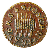 17th Century, Kent, Rochester, Edward Shelley, Farthing, 0.55g/6h (N 2708; BW. 476); Samuell Stowe, Farthing,...