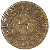 17th Century, Kent, Sevenoaks, William Wall, Farthing, 1666, 0.86g/12h (BW. 520). Good fine, very rare (£80-100)