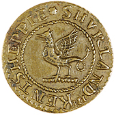 17th Century, Kent, Shurland Manor [Isle of Sheppey], James Herbert, Halfpenny, 2.55g/9h (BW. 523). Very fine and...