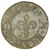 17th Century, Kent, Snave, Thom[as] Brett, Farthing, 0.86g/6h (BW. 529). Light green patina, good fine, extremely...