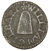 17th Century, Kent, Stoke, William Gilbart, Farthing, 0.59g/6h (BW. 531). Fine, very rare; the only issue for the...