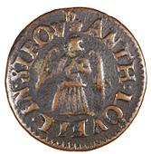 17th Century, Kent, Strood, Henry Allen, Farthing, 1.20g/6h (BW. 532); Robert Coverdale, Halfpenny, 1668, 1.79g/12h...