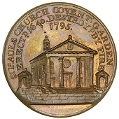 18th Century, Middlesex, Kempson’s London Buildings, Pennies (4), type 2, Christ’s Church Hospital, 23.31g/6h...