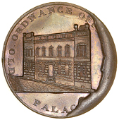 18th Century, Middlesex, Kempson’s London Buildings, Pennies (4), type 2, Middlesex Hospital, 21.89g/6h (DH 61),...