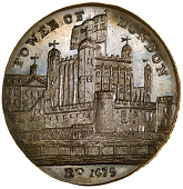 18th Century, Middlesex, Skidmore’s London and Westminster series, Penny, 1797, type 3, Tower of London,...