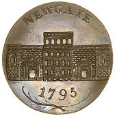 18th Century, Middlesex, Great Portland Street, Joseph Moore, Halfpence, 1795 (2), edge coarse-grained, 10.66g/12h...