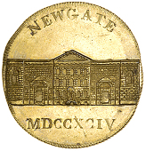 18th Century, Middlesex, Newgate, Symonds, Winterbotham, Ridgway & Holt, Kempson’s Proof Halfpenny, 1794, in...