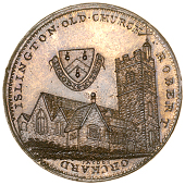 18th Century, Middlesex, Soho, Robert Orchard, Halfpenny, 1798, coventry edge, 13.72g/12h (DH 403). Extremely fine...
