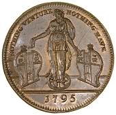 18th Century, Middlesex, Cornhill and Charing Cross, Richardson, Goodluck & Co, Halfpence, 1795 (3), 11.44g/6h (DH...