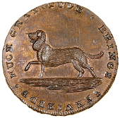 18th Century, Middlesex, Spence’s mule Halfpence (5), dog, revs. caduceus, 12.66g/6h (DH 750); Free-born...