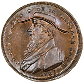18th Century, Middlesex, Spence’s mule Halfpence (2), bust of Lord George Gordon, revs. Cain slaying Abel,...