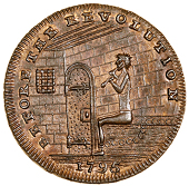 18th Century, Middlesex, Spence’s mule Halfpence (4), man seated in prison, revs. Britannia, 10.66g/6h (DH 849);...