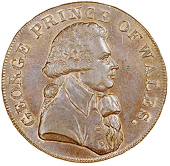 18th Century, Middlesex, National series, Lutwyche’s Halfpence (9), undated (6), 9.24g/6h (DH 952a), 8.97g/6h (DH...