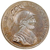 18th Century, Middlesex, Political and Social series, Thomas Erskine, Halfpenny, 8.51g/6h (DH 1010; BHM 375);...
