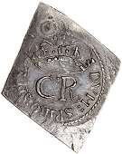 Charles I (1625-1649), Shilling, 1648, type II, rev. castle gateway between obs, pc and mark of value, date below,...